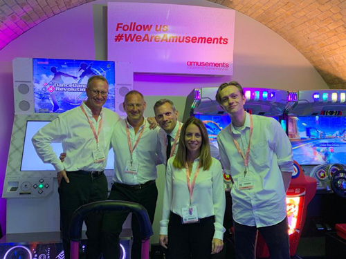 The team at corporate amusement services