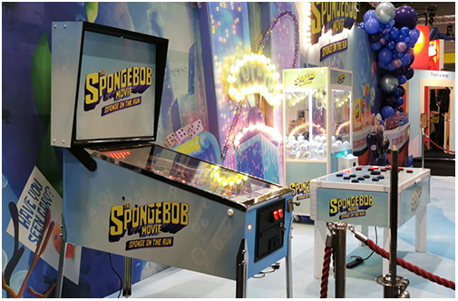 branded arcade games available for hire