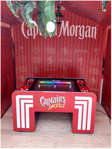 Captain Morgan Branded Atari Pong Arcade Machine