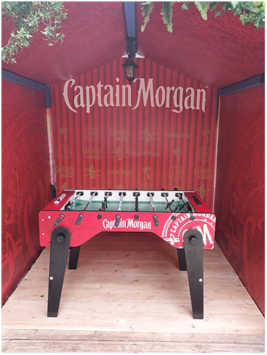 Captain Morgan Branded Football Table