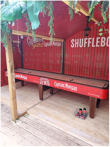 Captain Morgan Branded Shuffleboard