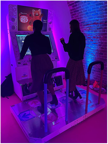 Disney Turning Red Branded Konami Dance Dance revolution A available for hire