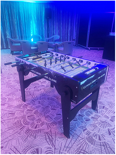 Guinness Branded Football Table for Corporate Event