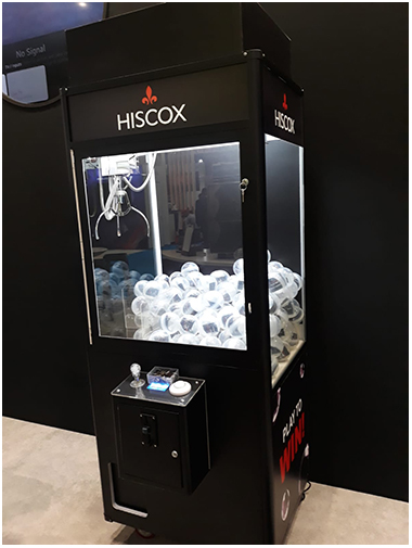 Hiscox Branded Grabber Crane Prize Machine