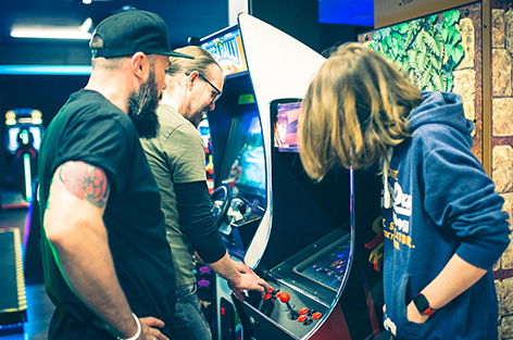 Team Building at full arcade venue hire