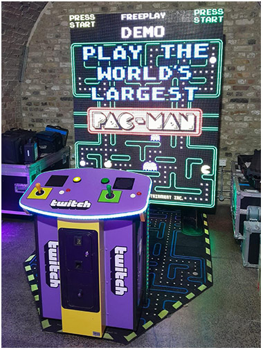 Twitch Branded Worlds Largest Pacman available for hire
