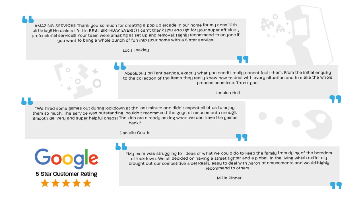Reviews of corporate amusement services