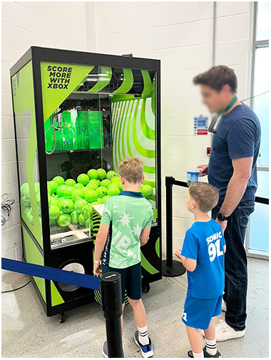 Xbox Branded Claw Machine Available for hire