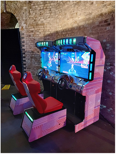 Pandora Branded Mario Kart Driving Arcade Games for hire